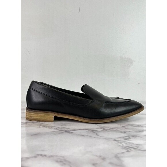 Everlane Women's Black The Modern Leather Loafers Sz 9 - Picture 5 of 11